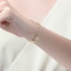 Guili 14K Gold Plated Silver Bracelet for Kids/Teens with CZ Heart Charm – Elegant and Sparkly for a Timeless Look - 3 of 3