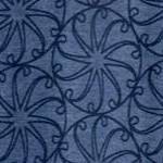 heather slate blue medallion