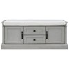 NicBex Shoe Rack Bench Shoe Storage Organizer with Drawers and Cabinets Removable Cushion for Entryway Bedroom - 4 of 4