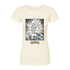 Women's - Pokémon - Gyradose Anime Fitted Graphic T-Shirt - 1 of 3