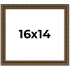 PosterPalooza | Sculpted Gold Picture Frame - UV Acrylic, Backing Board, Hanging Hardware Included - 2 of 4