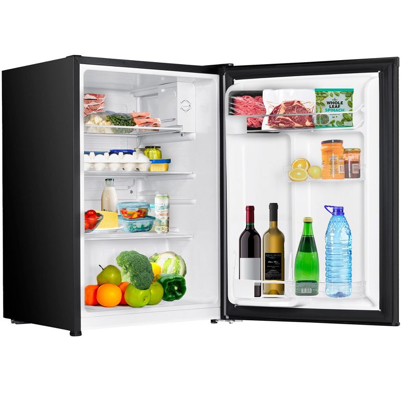 Impecca 2.6 Cu. Ft. Mini Refrigerator with Glass Shelves - Black, 2 of 5