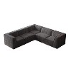 106*106" Chenille Modular L-Shaped Sectional Sofa, Luxury Floor Couch Set, Upholstered Indoor Furniture - 4 of 4