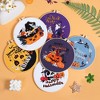 Halloween Embroidery Starter Kit for Beginners, Stamped Cross Stitch Kits with Embroidery Fabric, Hoops, Threads and Needles - 4 of 4