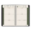 Recycled Weekly Block Format Appointment Book, 8.5 x 5.5, Black Cover, 12-Month (Jan to Dec): 2025 - 2 of 4