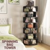 Aheaplus 7-Tier Shoe Rack, 28-32 Pair Rotating Shoe Rack Tower - 3 of 4