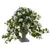 Nearly Natural 27-in Bougainvillea Flowering Artificial Plant with Decorative Urn, Beauty - 3 of 4