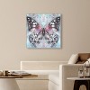 Art Remedy Shining Butterfly Colorful buterfly and flowers wall art Framed - 2 of 4