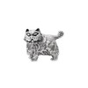 Black Bow Jewelry Sterling Silver Persian Cat Bead Charm - 2 of 4
