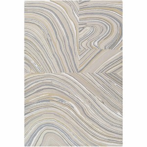Hauteloom Laxmi Cream Marble Area Rug - 1 of 3