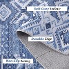Area Rug Living Room Rug Non Slip Washable Rugs for Bedroom  Geometric Aesthetic Carpet Stain-Resistant Foldable Thin Floor Cover - 4 of 4