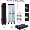 10x20FT Pop Up Canopy Tent with Sidewalls, Portable Outdoor Canopy - 4 of 4