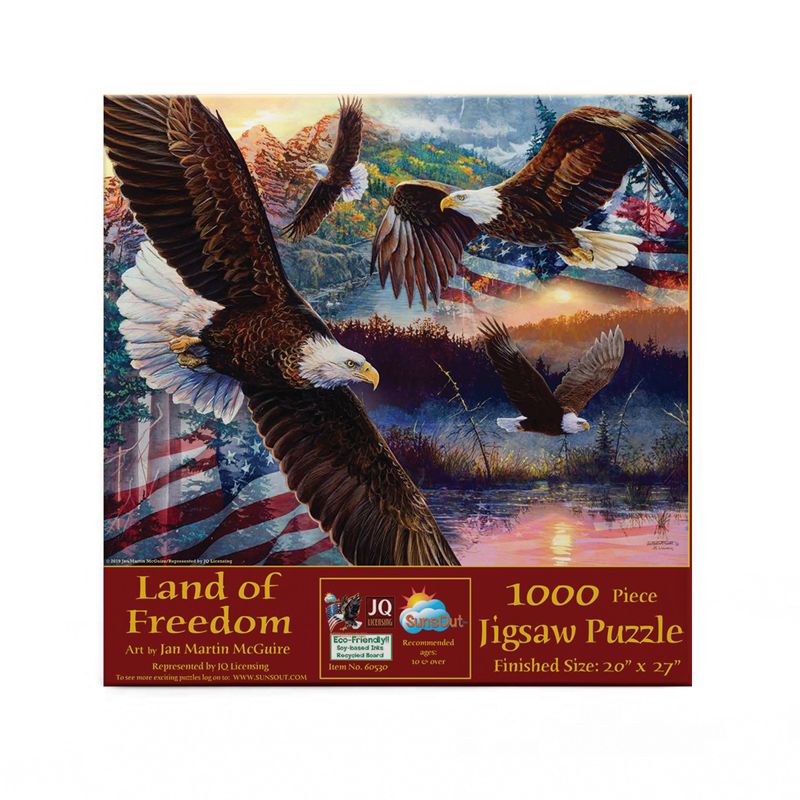 Sunsout Land of Freedom 1000 pc  Fourth of July Jigsaw Puzzle 60530, 3 of 6