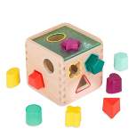 B. toys Wooden Shape Sorter - Wonder Cube