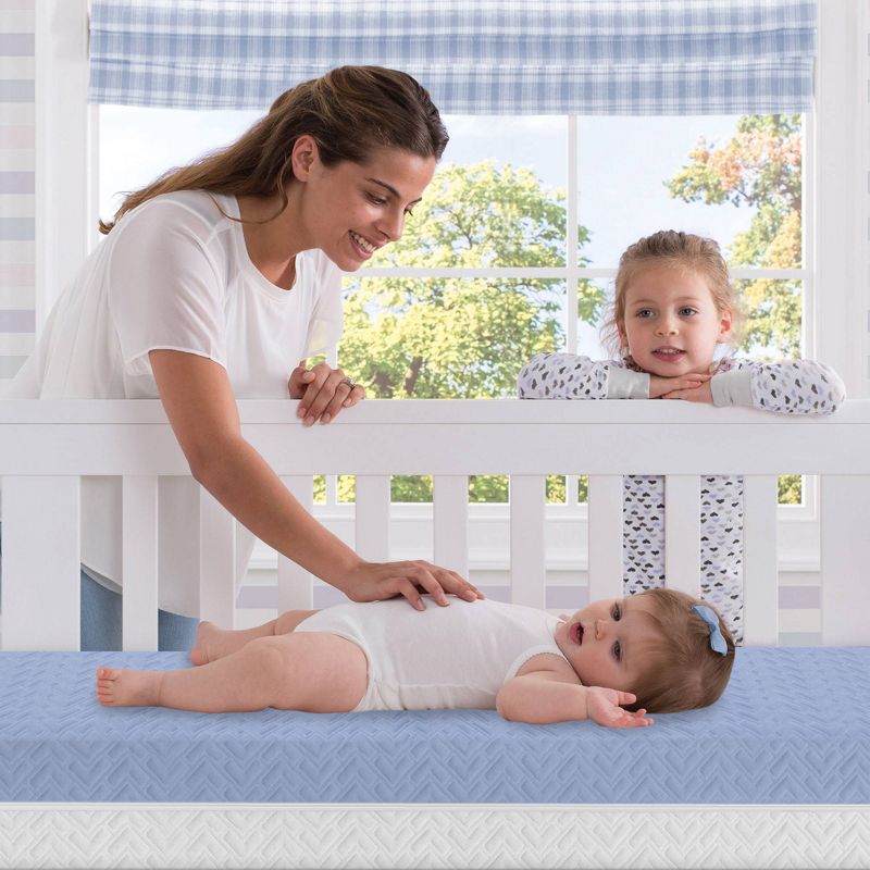 Delta Children 4&#34; Breathable Mini Baby Crib Mattress with Cloud Core - Greenguard Gold Certified, 3 of 9
