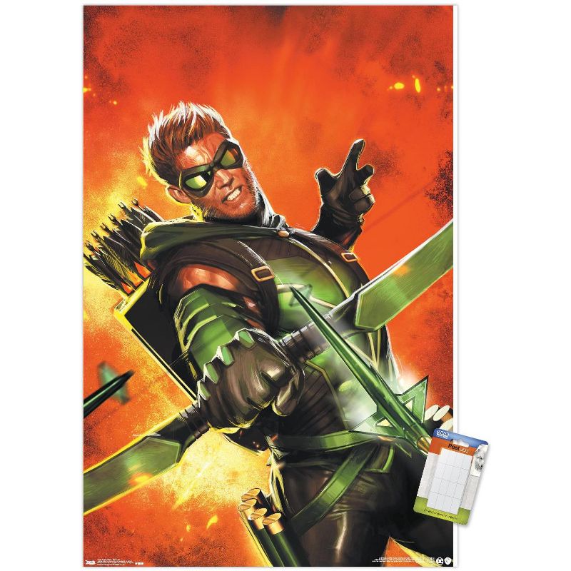 Trends International DC Comics - Green Arrow - Explosion Unframed Wall Poster Prints, 1 of 7