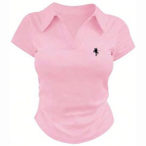 TIME HOLLOW Printed Lapel Short Sleeve T-Shirt - 1 of 3