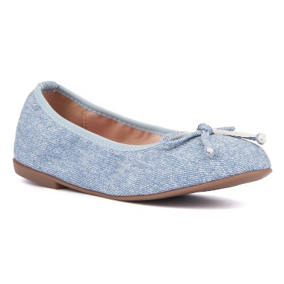 Olivia Miller Girl's Princess Ballet Flat
