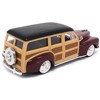 1948 Ford Woody Burgundy 1/43 Diecast Model Car by Road Signature - 3 of 3
