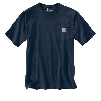 Carhartt Men's Loose Fit Heavyweight Logo Pocket Work T-Shirt Big And Tall - K87-984_X