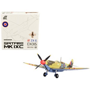 Supermarine Spitfire MK IXC Fighter Aircraft "Royal Air Force, North Africa" (1943) 1/72 Diecast Model by JC Wings - 1 of 4