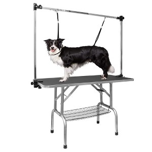 LOVMOR Dog Grooming Table,Adjustable Home Pet Grooming Tables with Arm/Noose/Mesh Tray - 1 of 4