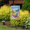 Spring Butterflies Welcome Garden Flag Floral 18" x 12.5" Briarwood Lane - 4 of 4