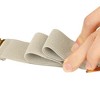 INSPIRE CHIC Women's Mirror Metal Gold Tone Plate Elastic Cinch Skinny Waist Belt - 4 of 4