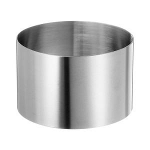 Unique Bargains Stainless Steel Seamless Nonstick Mirror Coating Round Cake Ring - 1 of 4