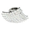 CWI Lighting Queen 4 Light Flush Mount With Chrome Finish - 3 of 4