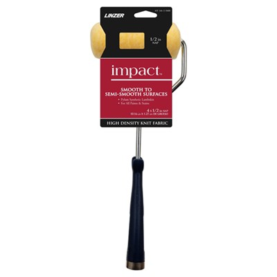 Linzer Better 4 in. W Mini Trim Roller with Frame Threaded End (Case of 6)