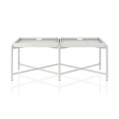 tray coffee table white