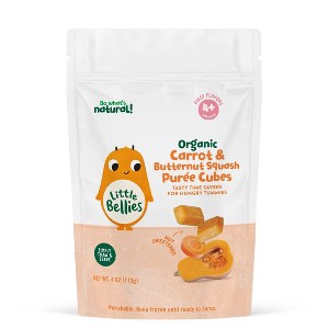 Little Bellies Organic Frozen Carrot and Butternut Squash Baby Food Purée Cubes - 4oz - 1 of 4