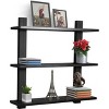 Sorbus 3 Tier Decorative Floating Wall Shelf - for Books, Trophies, Wall Decor, Kitchen, Living Room & Bathroom Decor - 2 of 4