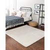 Unique Loom Solo Calabasas Solid Indoor Woven Area Rug - 4 of 4