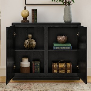 Airsurfer Modern Storage Cabinet, Buffet Cabinet with Storage, Narrow Side Cabinet for Living Room Entryway Hallway Kitchen, Coffee Bar - 1 of 4