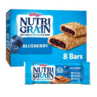 Kellogg's Nutri-Grain Blueberry Soft Baked Cereal Bars - 8ct