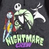 Disney Nightmare Before Christmas Fleece Jack Skellington Oogie Boogie Sally Quarter Zip Hoodie Little Kid - 4 of 4