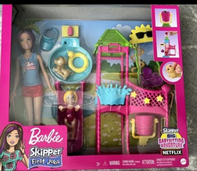 Barbie Toys, Skipper High Chair and Crib Playset with Skipper Doll, Co –  Wonder Street Toys