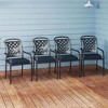 Costway Outdoor Chair Cushion Set of 2/4/6 Waterproof Fade-Resistant Olefin Seat Cushions Brown/Navy/Gray/Black - 4 of 4