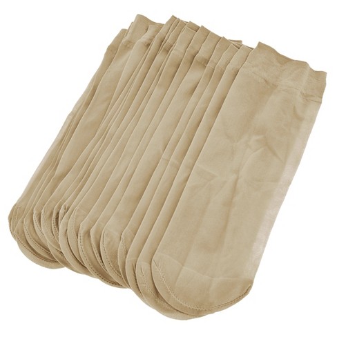 Allegra K Women's Stretchy Short Sheer Socks 10 Pairs - image 1 of 4