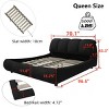 Luxury Upholstered Platform Bed with Padded Backrest, Beds Adjustable for Multiple Mattress Heights, Bed with Wood Frame-Baofuwish - 4 of 4