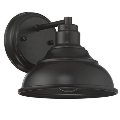 Dunston English Bronze 1-Light Outdoor Wall Lantern