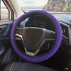 Unique Bargains Universal 15" Anti Slip Steering Wheel Cover Elastic Stretch Mesh Cloth Cover Accessory for Car - 2 of 4