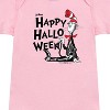 Boys' - Dr. Seuss - Happy Halloween Skeleton Cat Baby One Piece - 2 of 4