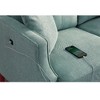 CAVINAS Waterproof Fabric 2 Seater Sofa with USB Charge Port for Living Room, Bedroom, Upholstered Loveseat Sofa, Couches for Living Room - 4 of 4