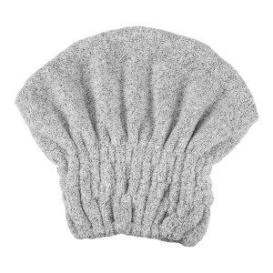 Unique Bargains Charcoal Fiber Hair Drying Towel Dry Cap 1 Pc - 1 of 4