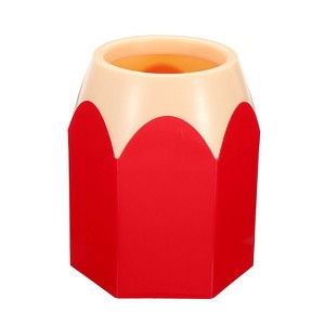 Unique Bargains Desk Cute Pencil Shape Pen Pencil Holders Cup 1 Pc - 1 of 4