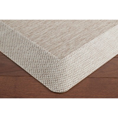 Mira Modern Heathered Beige Anti-Fatigue Kitchen Mat, 19.6"x39"