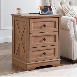 Farmhouse Wood Dresser for Bedroom - 1 of 4